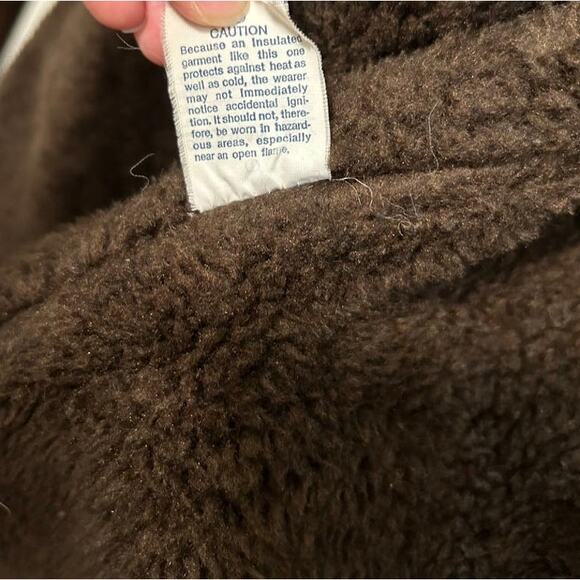 Vintage California Imperial Sherpa Lined Canvas Coat XXL Western Ranch Jacket - Picture 11 of 11